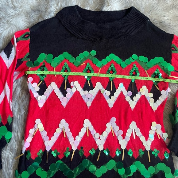 Holiday time vintage ugly Christmas sweater size:XXL - Picture 3 of 6